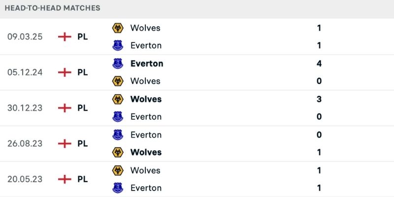 Lịch sử đụng độ ủng hộ đội nhà Wolves 