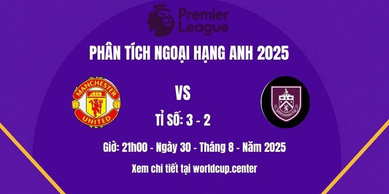 Phân tích Man Utd vs Burnley