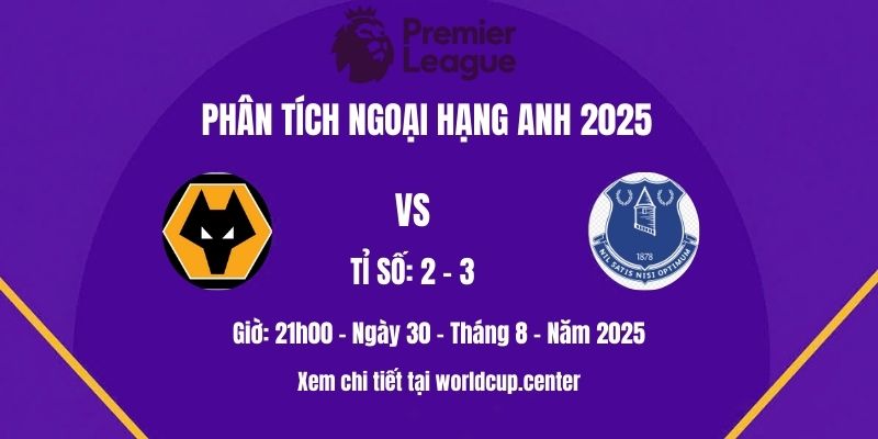 Phân tích Wolves vs Everton