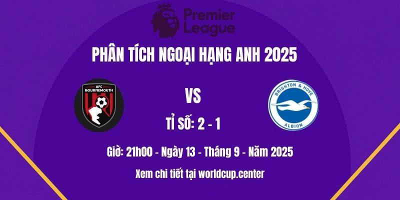 Phân tích Bournemouth vs Brighton