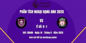 Phân tích Burnley vs Liverpool
