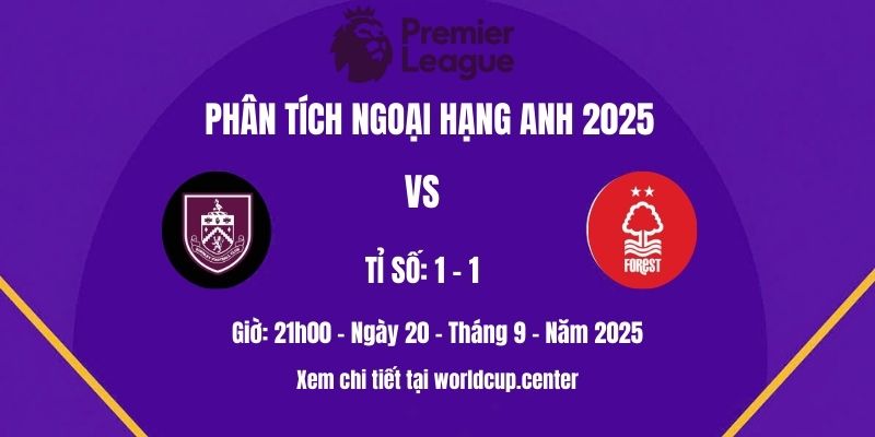 Phân tích Burnley vs Nottingham Forest