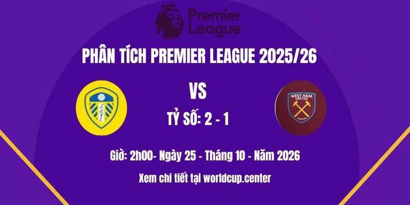 Phân tích Leeds vs West Ham