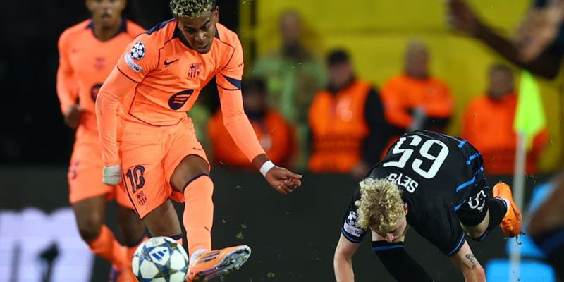 Diễn biến trận trong phân tích Club Brugge vs Barcelona