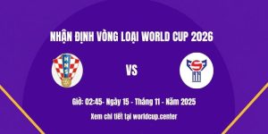 Nhận định Croatia vs Quần Đảo Faroe
