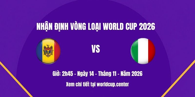 Nhận định Moldova vs Ý