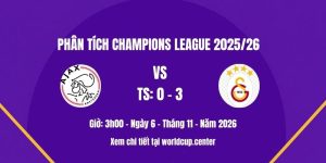Phân tích Ajax vs Galatasaray