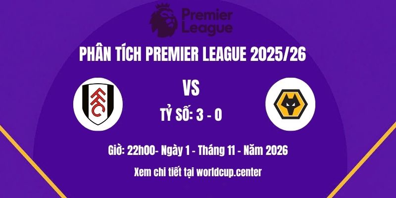 Phân tích Fulham vs Wolves