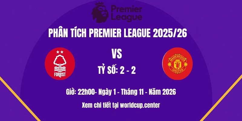 Phân tích Nottm Forest vs Man Utd