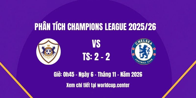 Phân tích Qarabag vs Chelsea