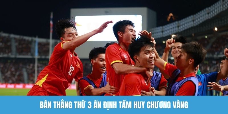 Bàn thắng thứ 3 ấn định tấm huy chương vàng