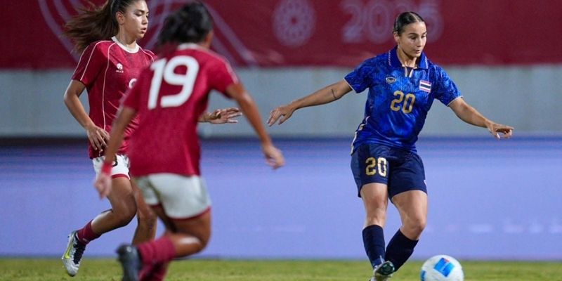 Bảng xếp hạng bóng đá nữ Sea Games 33 nhóm A chênh lệch rõ
