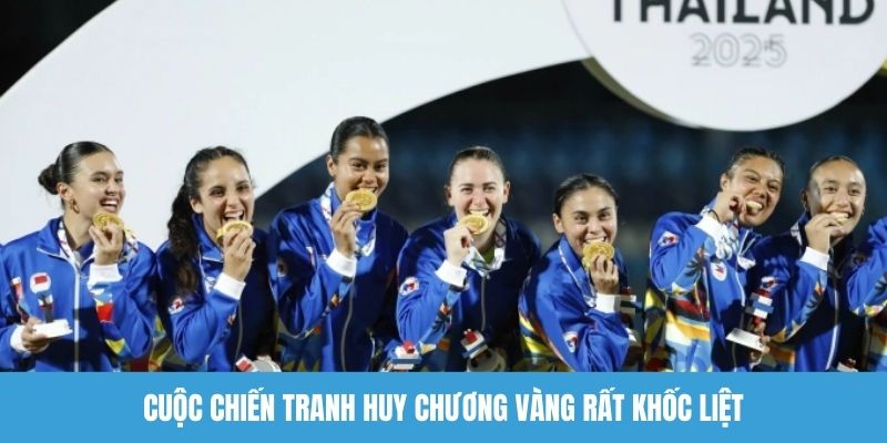 Cuộc chiến tranh huy chương vàng rất khốc liệt