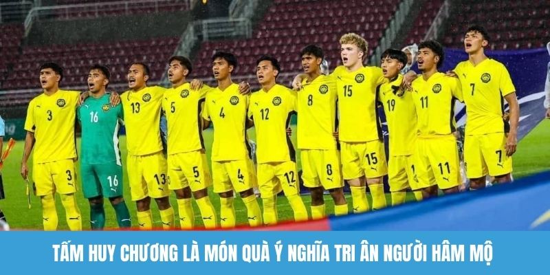 Tấm huy chương là món quà ý nghĩa tri ân người hâm mộ