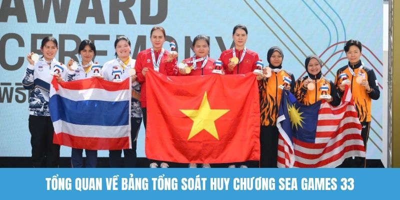 Tổng quan về bảng tổng soát huy chương Sea Games 33