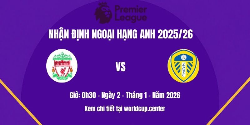 Nhận định Liverpool vs Leeds