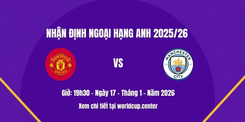 Nhận định Man Utd vs Man City