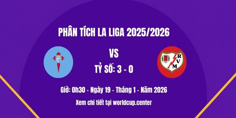 Phân tích Celta vs Rayo