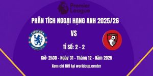 Phân tích Chelsea vs Bournemouth