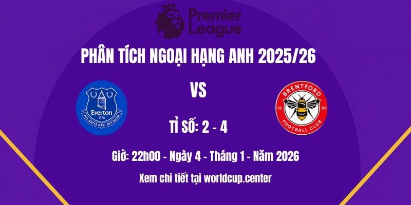 Phân tích Everton vs Brentford
