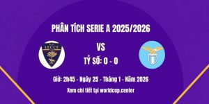 Phân tích Lecce vs Lazio