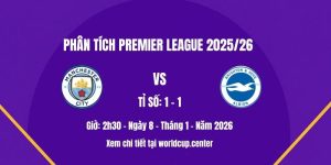 Phân tích Man City vs Brighton