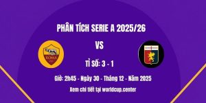 Phân tích Roma vs Genoa