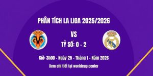 Phân tích Villarreal vs Real Madrid