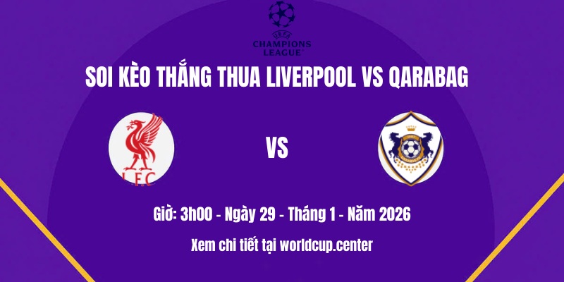 Soi kèo thắng thua Liverpool vs Qarabag