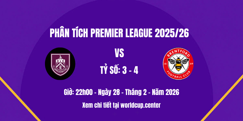 Phân tích Burnley vs Brentford