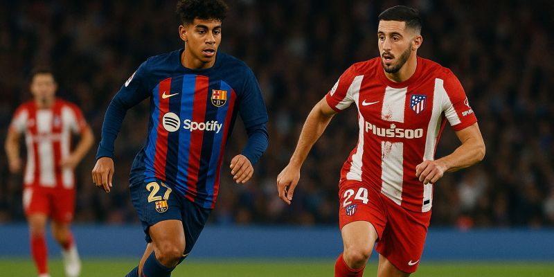 Dự đoán tỷ số Atlético Madrid vs Barcelona nghiêng về đội khách
