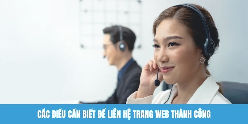 Các điều cần biết để liên hệ trang web thành công