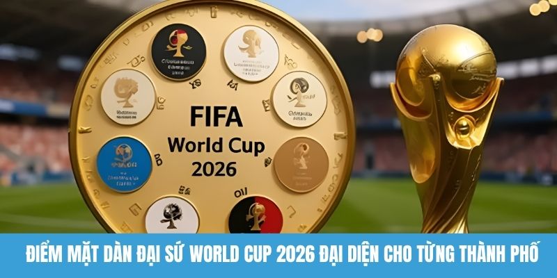 Điểm mặt dàn đại sứ World Cup 2026 đại diện cho từng thành phố