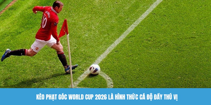 Kèo phạt góc World Cup 2026 là hình thức cá độ đầy thú vị