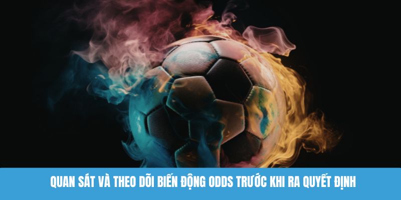 Quan sát và theo dõi biến động odds trước khi ra quyết định