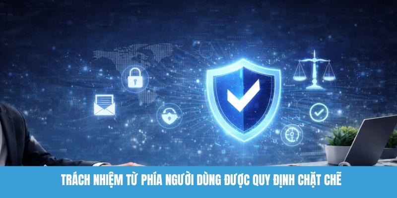 Trách nhiệm từ phía người dùng được quy định chặt chẽ