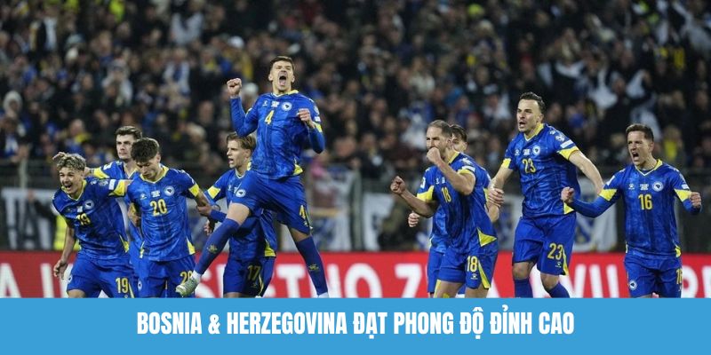Bosnia & Herzegovina đạt phong độ đỉnh cao